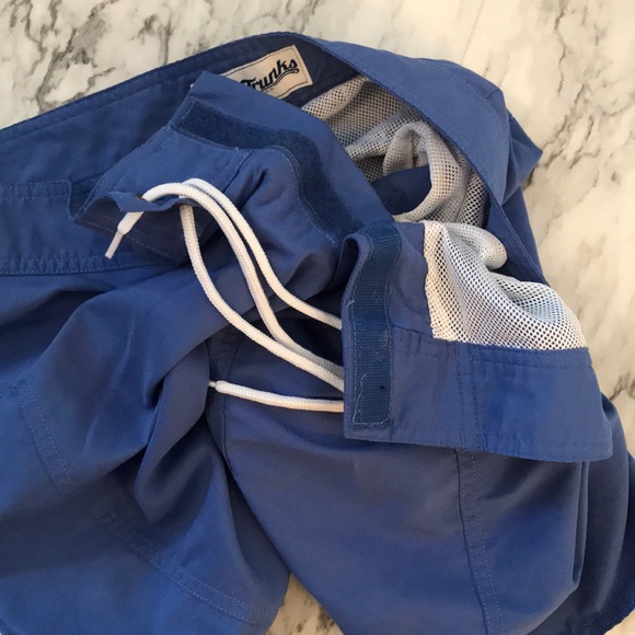 Trunks Surf & Swim Blue Swim Shorts Size 36 - Picture 6 of 6